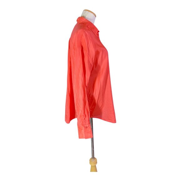 Forte Forte Shirt Size 1 (S) Pink Semi-sheer Long Sleeve Shirt Button-Up - Picture 5 of 13